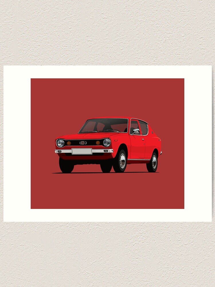Datsun 100A, Cherry, E10 - red