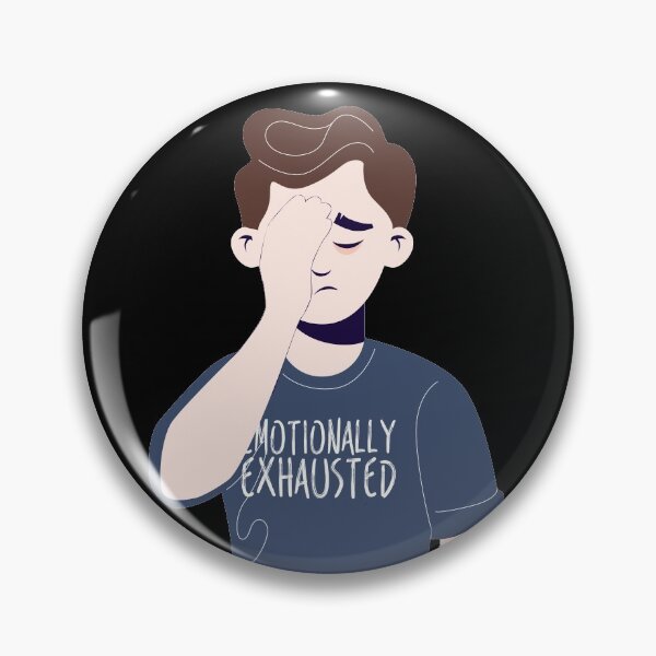 Item preview, Emotionally Exhausted Man designed and sold by crazycollective.