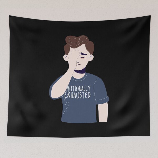 Item preview, Emotionally Exhausted Man designed and sold by crazycollective.
