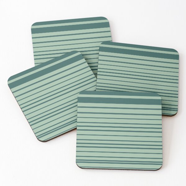 Artikelvorschau, Mint Green Mint Striped Art Homedekor entworfen und verkauft von BelettePatterns.