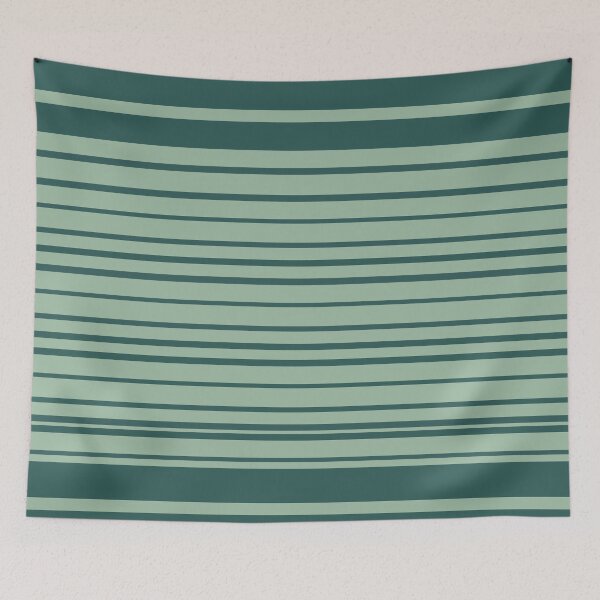Item preview, Mint Green Mint Striped art homedecor designed and sold by BelettePatterns.