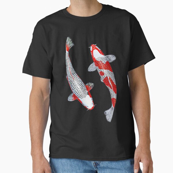 Item preview, Yin Yang Kuhaku Asagi Koi Vector designed and sold by Koiartsandus.