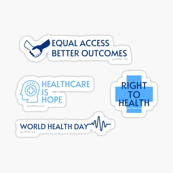 Healthcare Is Hope | World Health Day Sticker