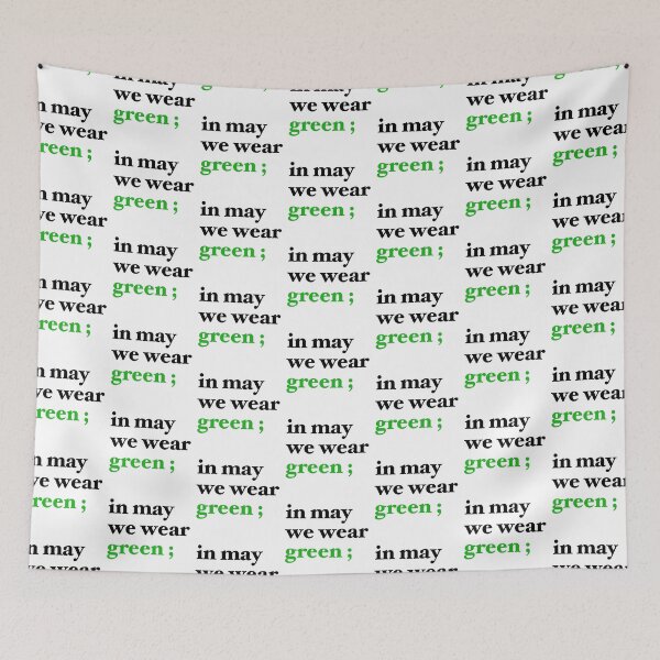 Item preview, in may we wear green; designed and sold by maramyeonni.
