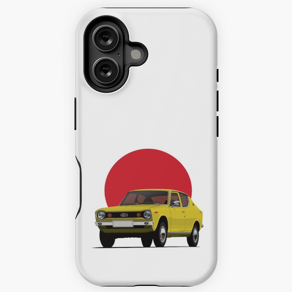 Datsun 100A, Cherry, E10 bright yellow - rising sun