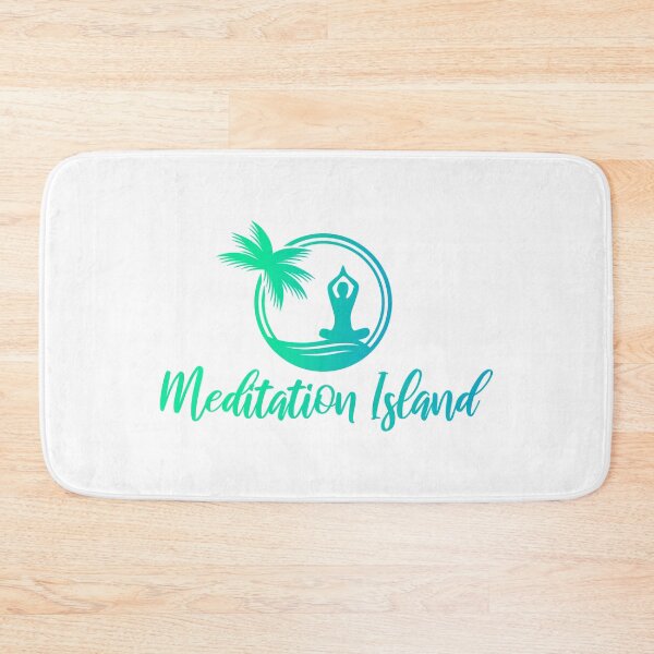 Artikelvorschau, Meditationsinsel - Frisches Feiertagsdesign für Meditationsfans entworfen und verkauft von Heaven-Earth.