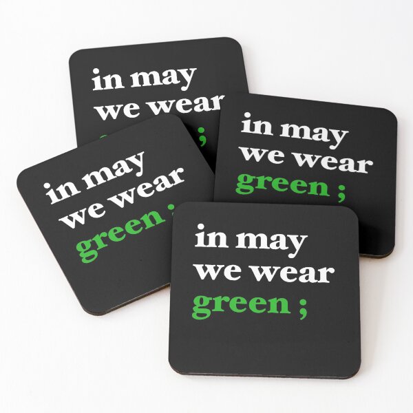 Item preview, in may we wear green; designed and sold by maramyeonni.