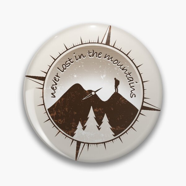 Item preview, Never Lost In The Mountains - Brown 02 designed and sold by serenaking.