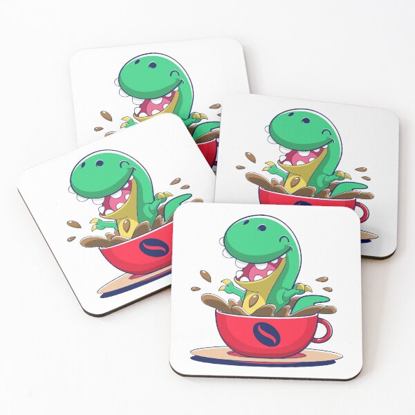 Item preview, pictures of dinosaurs dino coffee happy gift designed and sold by GOOD-TIME.
