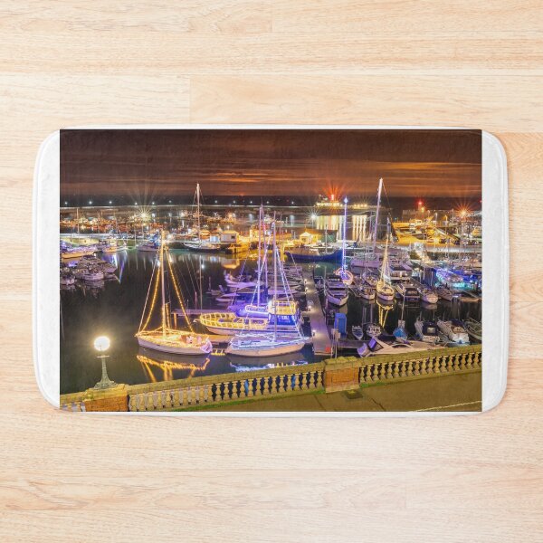 Item preview, Ramsgate Harbour Christmas Lights at night designed and sold by rogerstanger.