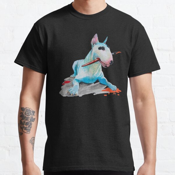 Bull Terrier Painter Classic T-Shirt