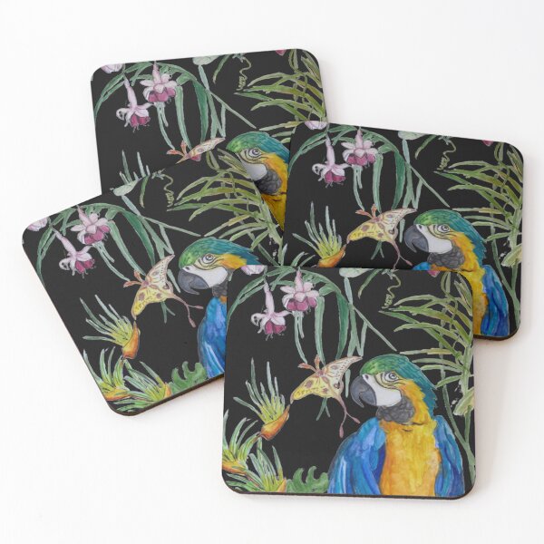 Item preview, Tropical macaw designed and sold by AnastasiaBook.