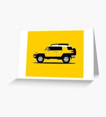 Simplistic Offroader Profile Greeting Card