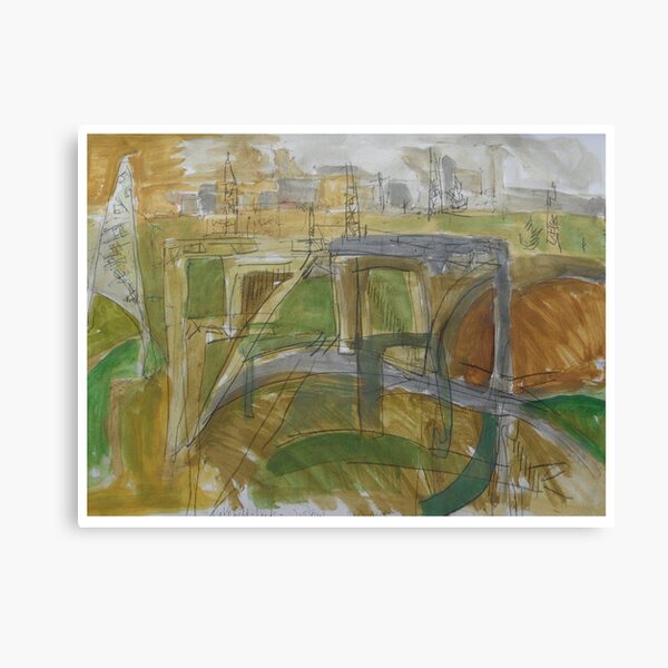 leeds motorway Canvas Print