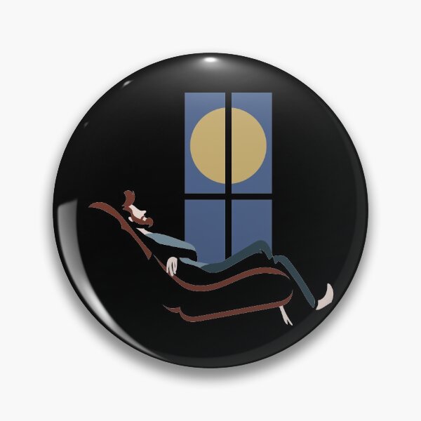 Item preview, Emotionally Tired Man Lying Down Staring At Moon Depression And Anxiety - Hold On Let Me Overthink This designed and sold by crazycollective.