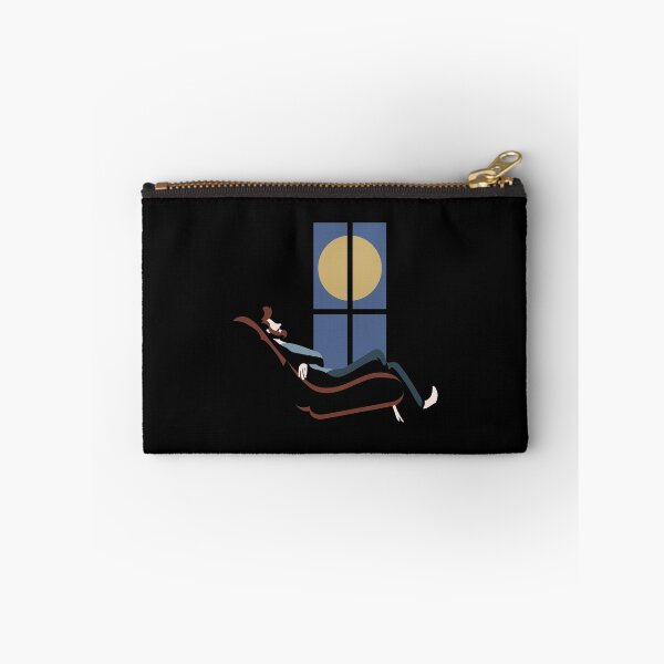 Item preview, Emotionally Tired Man Lying Down Staring At Moon Depression And Anxiety - Hold On Let Me Overthink This designed and sold by crazycollective.