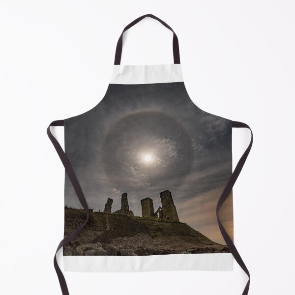 Item preview, Reculver Towers, Herne Bay, Moon Halo at Night designed and sold by rogerstanger.