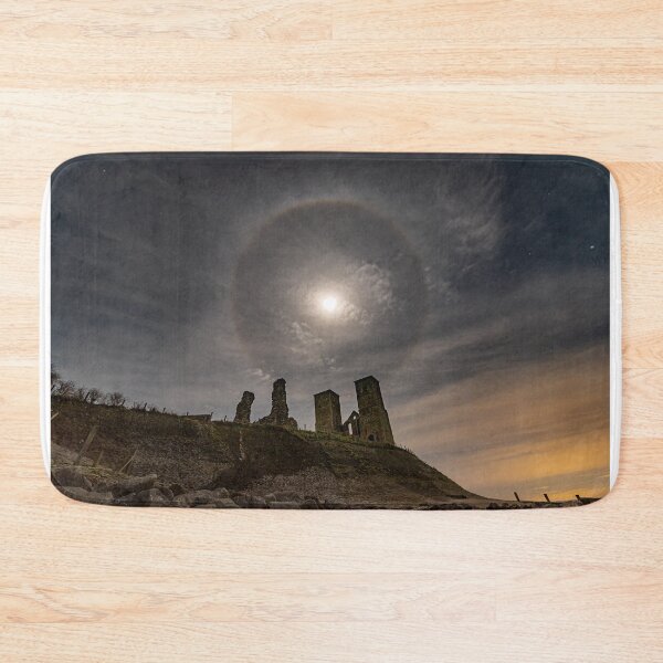 Item preview, Reculver Towers, Herne Bay, Moon Halo at Night designed and sold by rogerstanger.