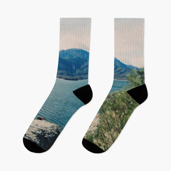 Item preview, Landscape Lake Water Rocks Mountains Hills  designed and sold by DanielCarvalho2.