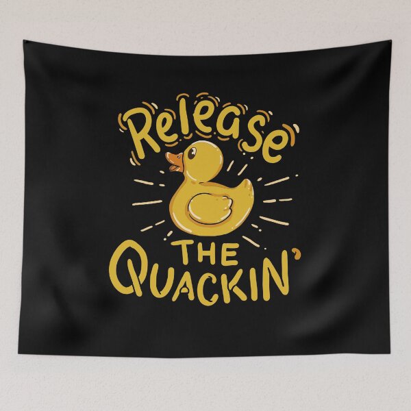 Item preview, Release the Quacking - Funny Duck Pun designed and sold by shirtbubble.