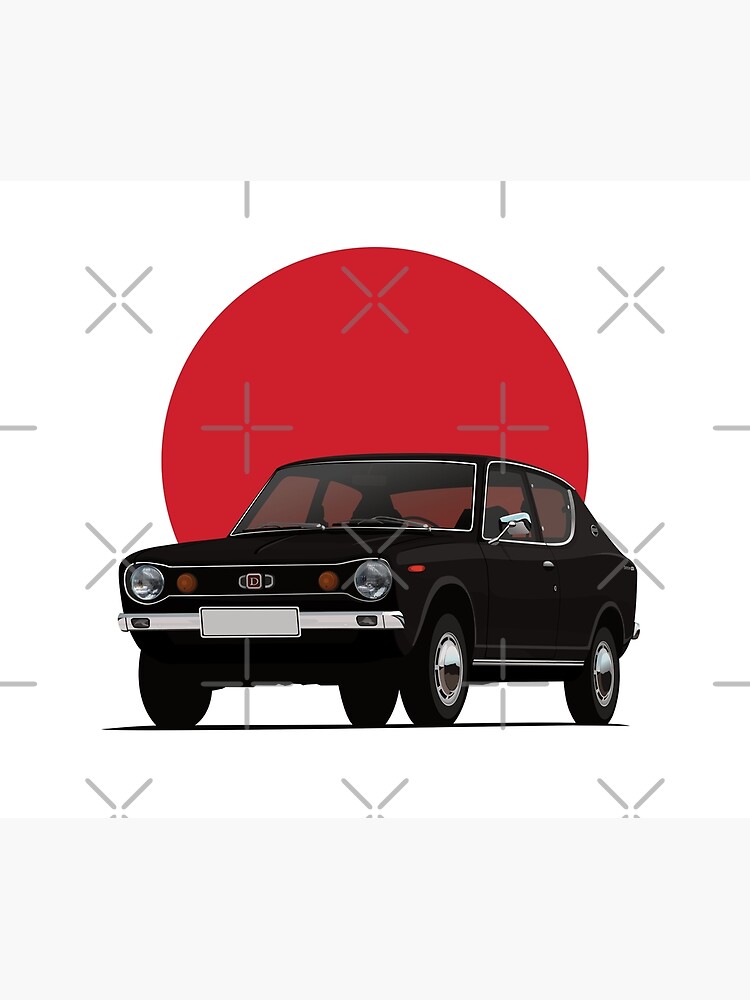 Datsun 100A, Cherry, E10 black - rising sun