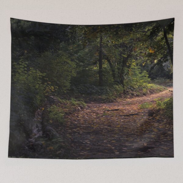 Item preview, Leaf Fall Autumn Path Forest Trees  designed and sold by DanielCarvalho2.