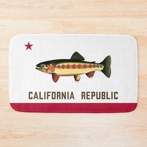 Item preview, California Golden Trout State Flag designed and sold by downbubble17.