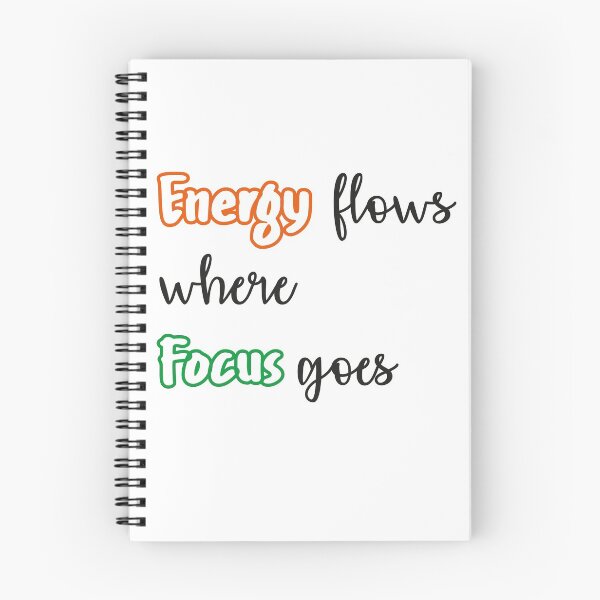 Item preview, Energy flows where focus goes designed and sold by Purplelondonuk.