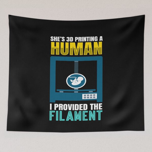 Item preview, She 3D Printing A Human 3D Pregnant designed and sold by MooonTees.