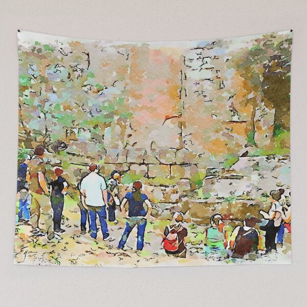 Item preview, People in the archaeological area designed and sold by Giuseppe Cocco.