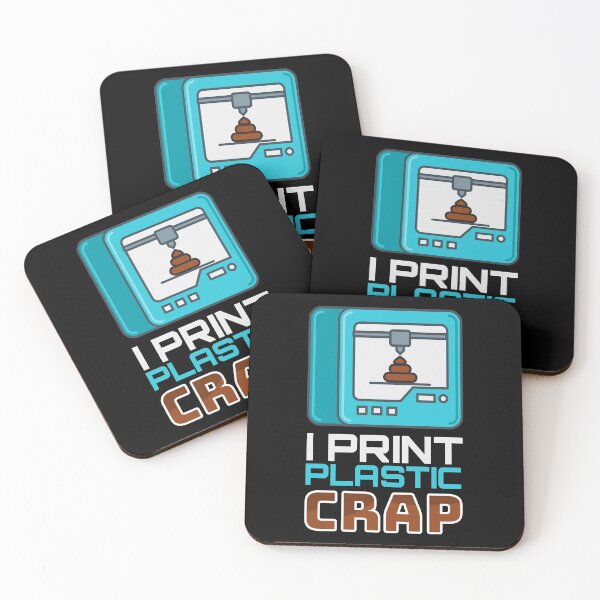 Item preview, I Print Plastic Crap 3D Print Printer designed and sold by MooonTees.