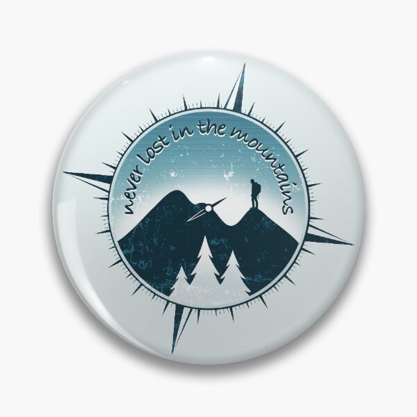 Item preview, Never Lost In The Mountains - GreyBlue 02 designed and sold by serenaking.