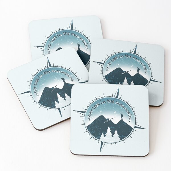 Item preview, Never Lost In The Mountains - GreyBlue 02 designed and sold by serenaking.