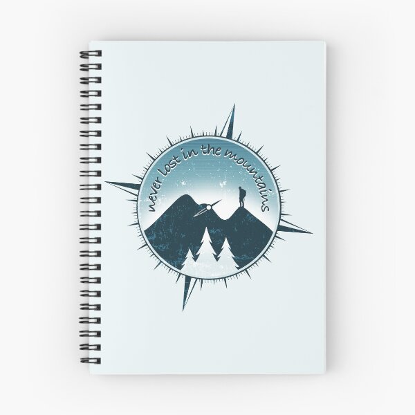 Item preview, Never Lost In The Mountains - GreyBlue 02 designed and sold by serenaking.