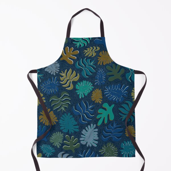 Item preview, Moody Hawaii, Quilted: Deep blues, wavy quilted water lines designed and sold by cleolovescolor.