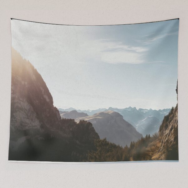 Item preview, Mountain Valley Sky Clouds Landscape Nature  designed and sold by DanielCarvalho2.