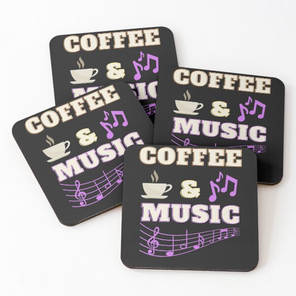 Item preview, Coffee And Music - Cool T-Shirt designed and sold by AEONlC.