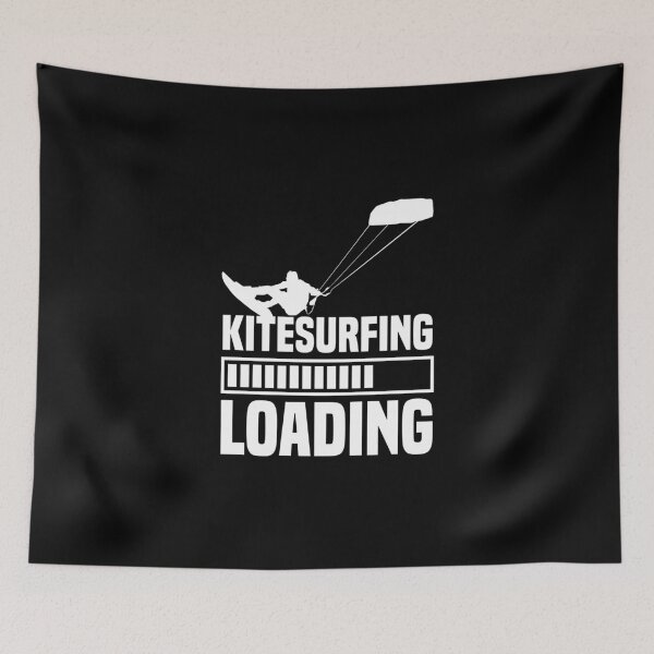 Item preview, Kitesurfing Loading Kite Flying Kiteboarding Kiteboard designed and sold by Nessshirts.