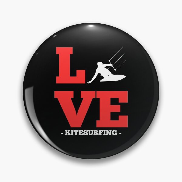 Item preview, Love Kitesurfing Kitesurfer Kiteboarding Kiting Kitesurf designed and sold by Nessshirts.