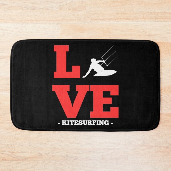 Item preview, Love Kitesurfing Kitesurfer Kiteboarding Kiting Kitesurf designed and sold by Nessshirts.
