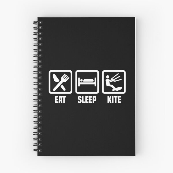 Item preview, Eat Sleep Kite - Kitesurfing Kiteboarding Kitesurfer designed and sold by Nessshirts.