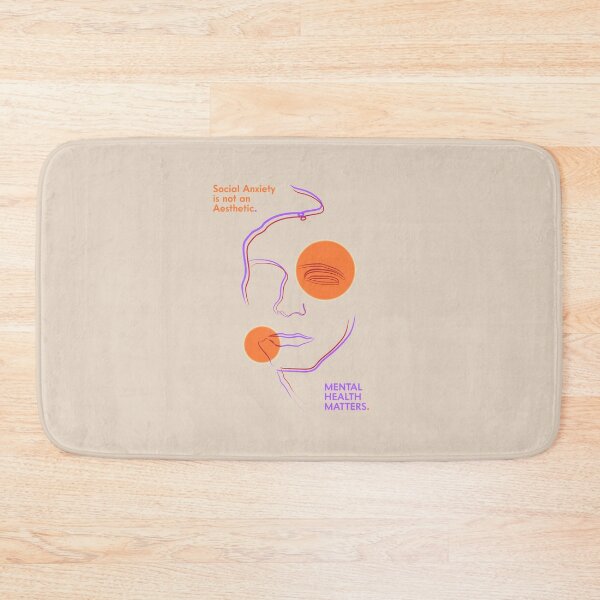 Item preview, Social Anxiety is not an Aesthetic - Mental Health Matters designed and sold by Non-Believer.