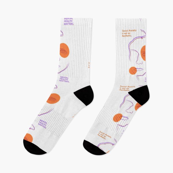 Item preview, Social Anxiety is not an Aesthetic - Mental Health Matters designed and sold by Non-Believer.
