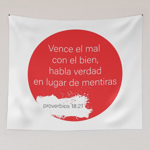 Item preview, Vence el mal con el bien, habla verdad en lugar de mentiras designed and sold by arteconpicos.