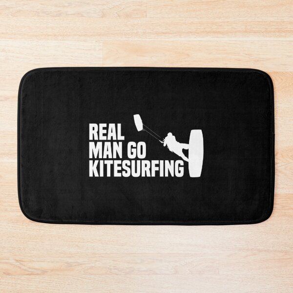 Item preview, Real Man Go Kitesurfing Kiteboarding Kiteboard Kite Flying designed and sold by Nessshirts.