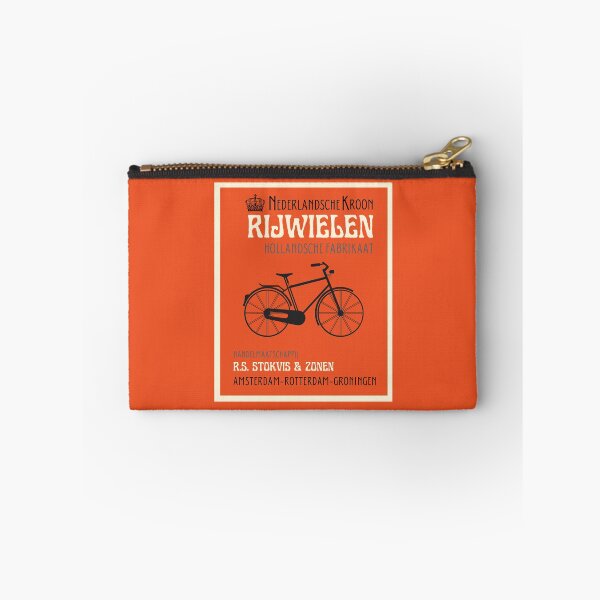Item preview, Vintage Dutch Bicycle Poster Rijwielen Nederlandsche Kroon Orange Holland designed and sold by vle707.