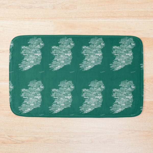 Item preview, Green Map of Ireland Eire Emerald Isle designed and sold by SayITwithSTONE.