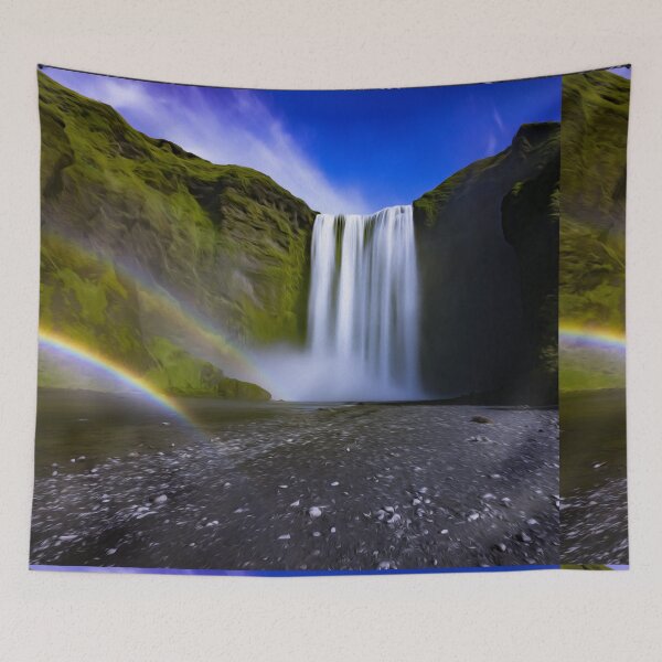 Item preview, Mountain Landscape Highland Nature Waterfalls Nature  designed and sold by DanielCarvalho2.