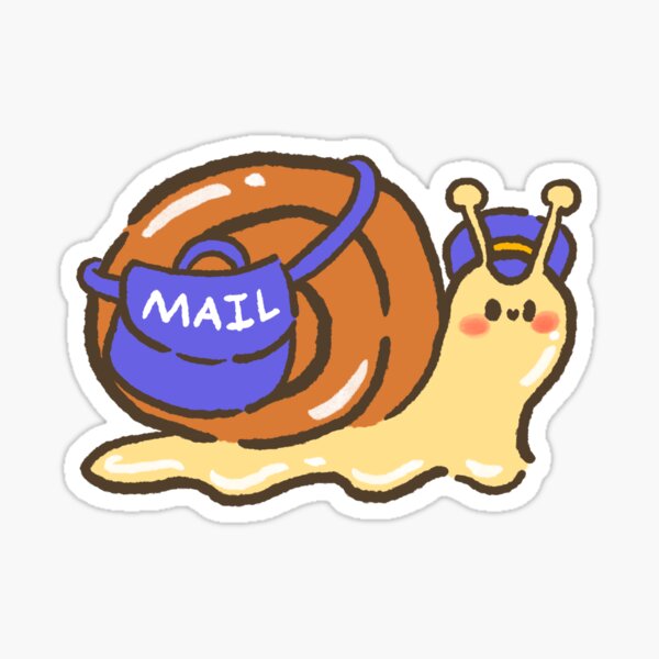 Mail Snail Sticker