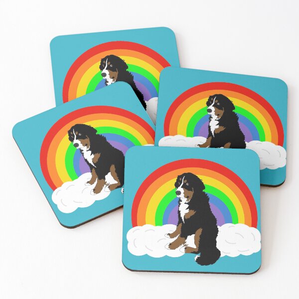 Item preview, Bernese Mountain Dog Rainbow Pattern  designed and sold by KantstandyaC.